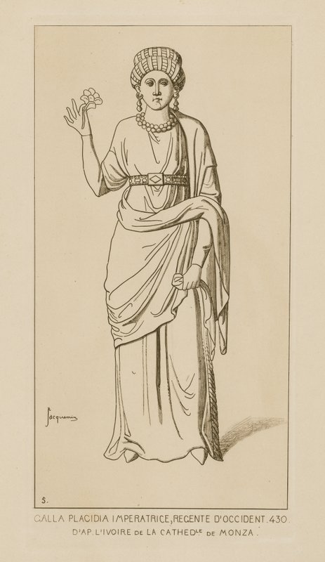 Galla Placidia imparatoriçesi, Batı