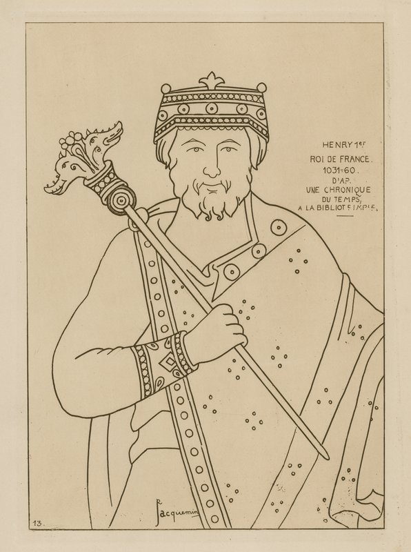 Henry I, Fransa Kralı, 1031-1060 by Raphael Jacquemin