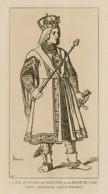 Ladislaus VI, Macaristan ve Bohemya Kralı, 1490 by Raphael Jacquemin