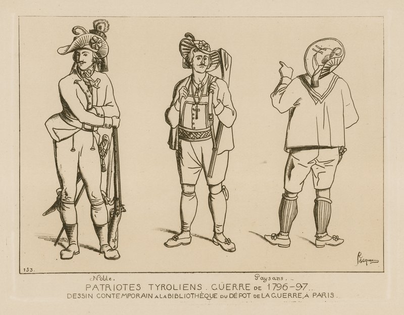 Tirol yurtseverleri, 1796-1797 Savaşı by Raphael Jacquemin
