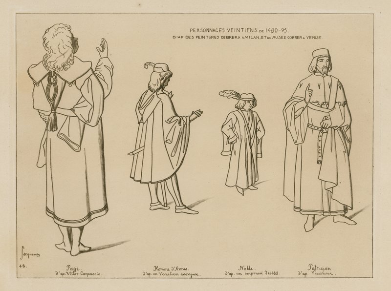 1480-95 arası Venedik karakterleri by Raphael Jacquemin