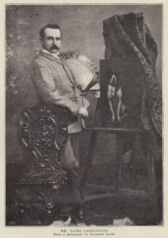 James Yates Carrington, İngiliz sanatçı (s/b fotoğraf) by Raymonde Lynde