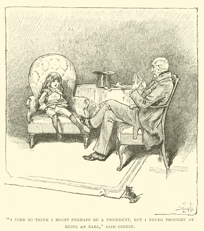 Küçük Lord Fauntleroy için İllüstrasyon by Reginald Bathurst Birch