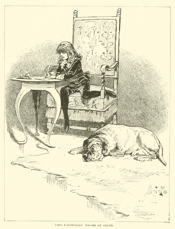 Küçük Lord Fauntleroy için İllüstrasyon by Reginald Bathurst Birch