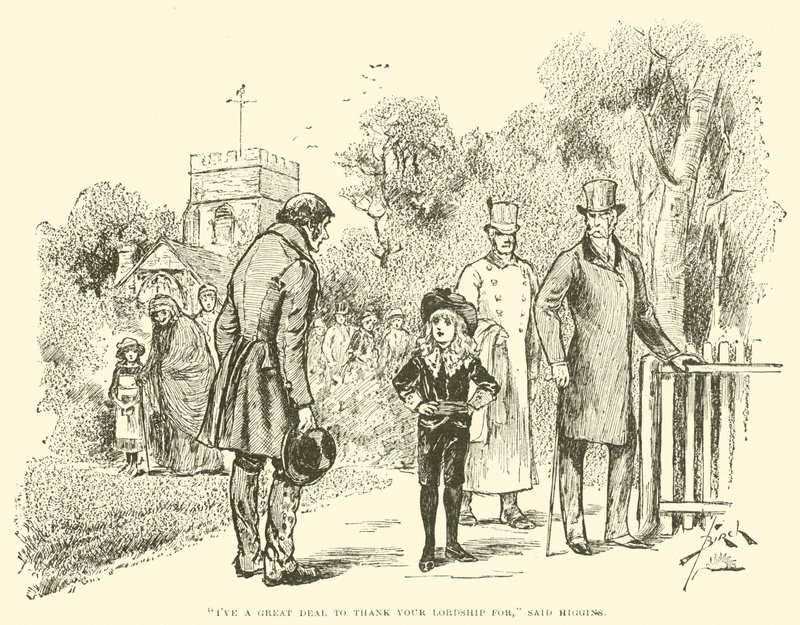Küçük Lord Fauntleroy için İllüstrasyon by Reginald Bathurst Birch