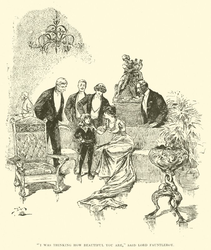 Küçük Lord Fauntleroy için İllüstrasyon by Reginald Bathurst Birch