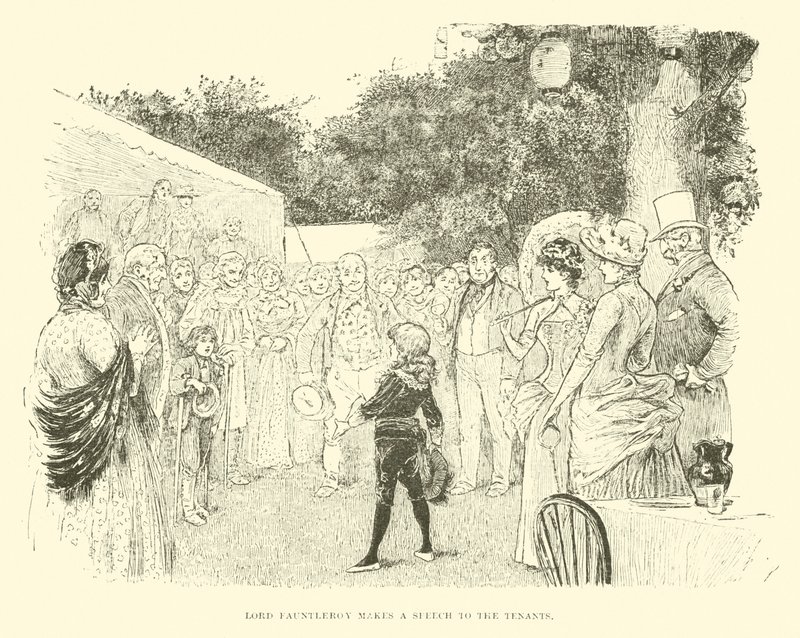 Küçük Lord Fauntleroy için İllüstrasyon by Reginald Bathurst Birch