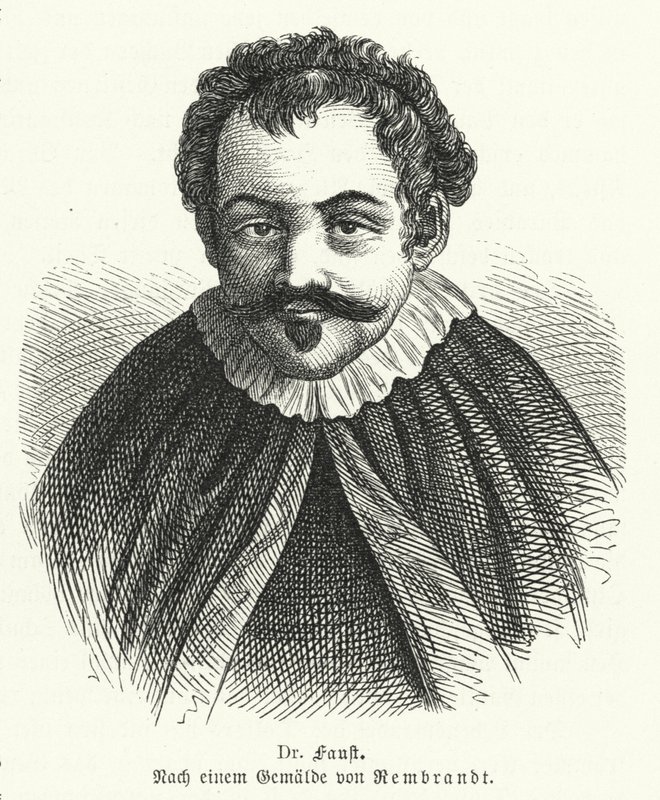 Doktor Faust by Rembrandt van Rijn