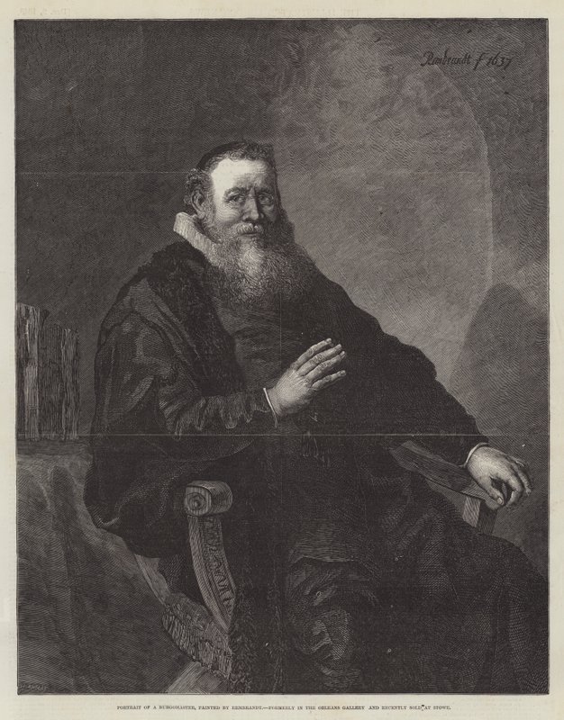 Bir Belediye Başkanının Portresi by Rembrandt van Rijn
