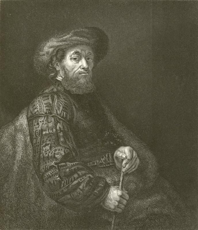 Mariya Umwamikazi wa Scots yacyashwe na Knox by Rembrandt van Rijn
