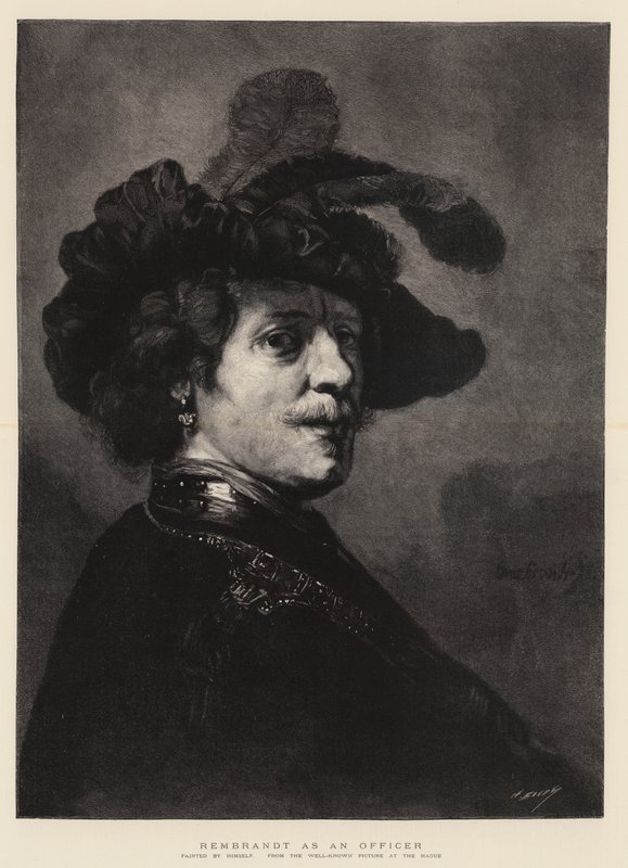 Memur olarak Rembrandt by Rembrandt van Rijn