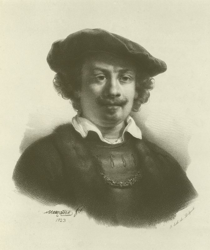 Rembrandt van Rijn, Dutch artist  by Rembrandt van Rijn