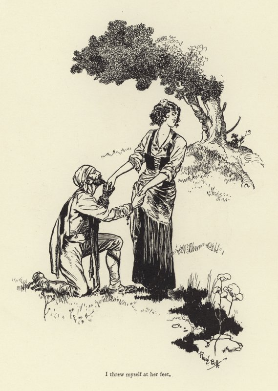 kendimi onun ayaklarına attım by René Bull