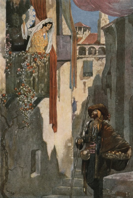 Chez Agnes (keten üzerine yağ) by René Bull