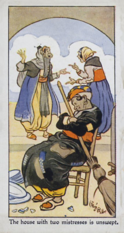İki metresi olan ev süpürülmedi by René Bull