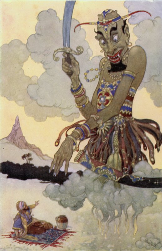 Kızgın Cin (renkli taş) by René Bull