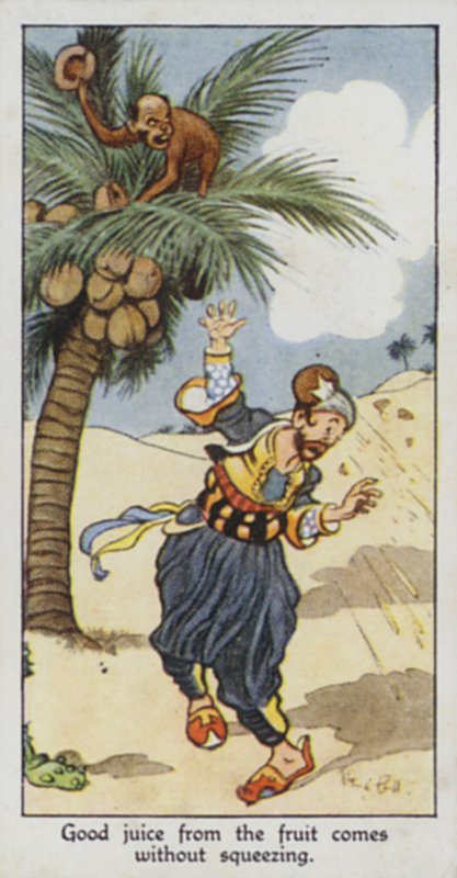 Doğu Atasözü: İyi meyve suyu sıkmadan çıkar (renkli taş) by René Bull
