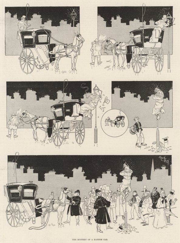 Bir Hansom Taksisinin Gizemi by René Bull