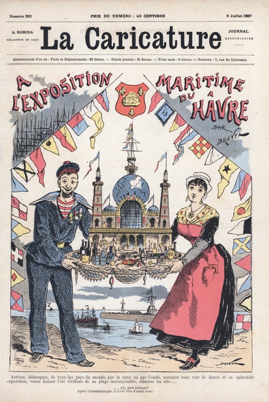 Le Havre, Fransa'da Denizcilik Sergisi by Renard Jules Draner