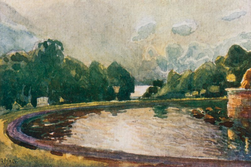 Basin of Latona, Versailles  by Rene Binet