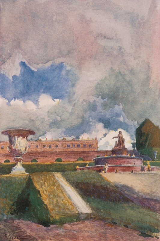 Basin of Latona, Versailles  by Rene Binet