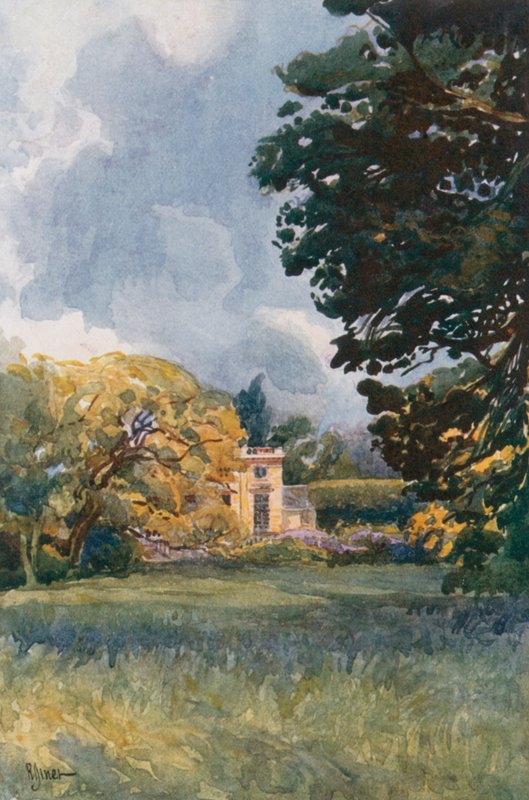 Petit Trianon Bahçesi, Versay by Rene Binet