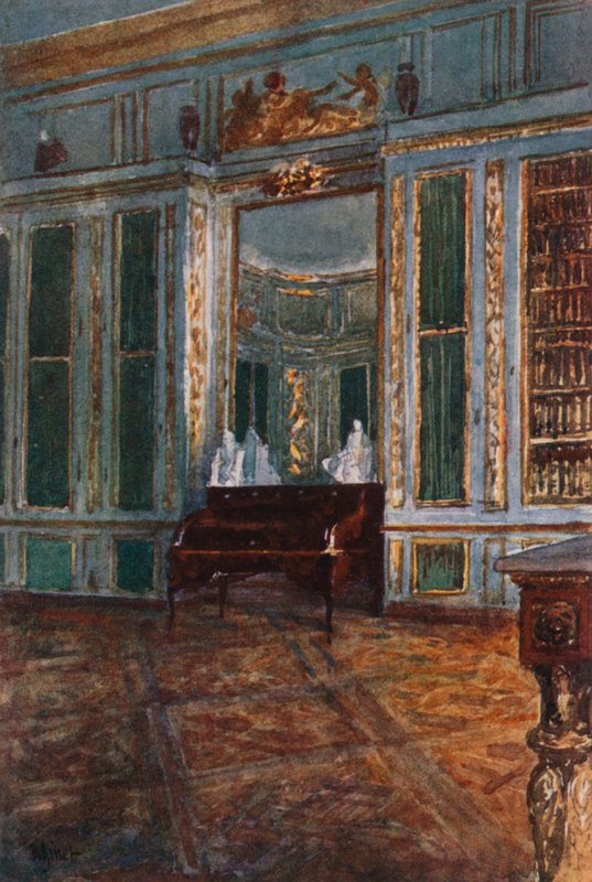 Louis XV Kütüphanesi, Versay by Rene Binet