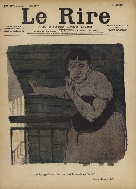Le Rire için İllüstrasyon by Rene George Hermann Paul