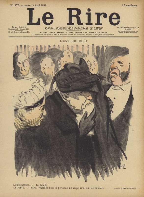 Le Rire için İllüstrasyon by Rene George Hermann Paul