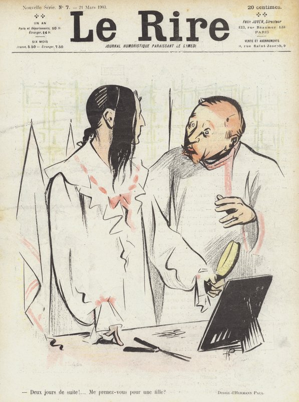 Le Rire için İllüstrasyon by Rene George Hermann Paul