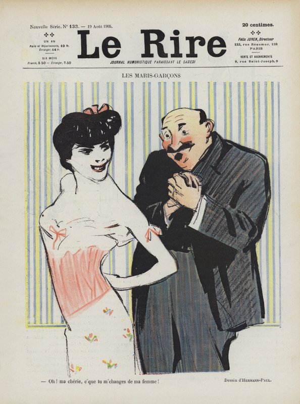 Le Rire için İllüstrasyon by Rene George Hermann Paul