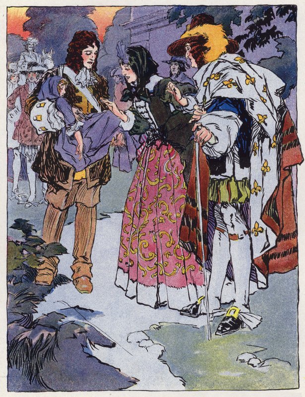 Louis Altında Bir Saint-Cyr Öğrencisi (renkli taş) by Rene Vincent