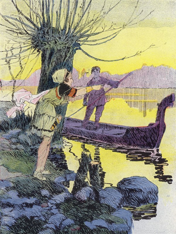 Roma Fetihinden Önce Bir Petite Gauloise (renkli taş) by Rene Vincent
