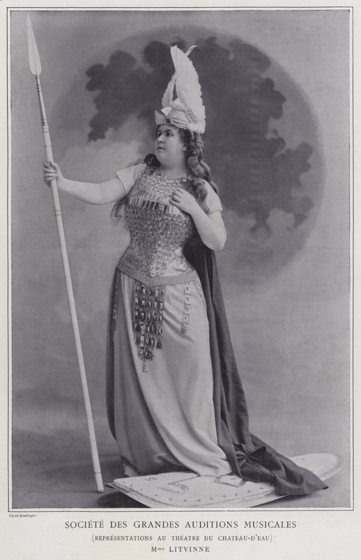 Felia Litvinne, Rus opera sanatçısı by Reutlinger Studio