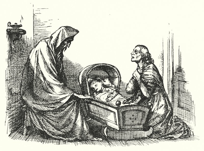 Hans Christian Andersen: Bir Annenin Öyküsü (taş) by Rex (after) Whistler