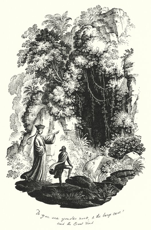Hans Christian Andersen: Cennet Bahçesi (lito) by Rex (after) Whistler