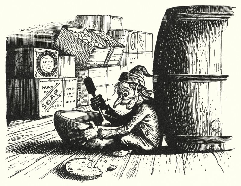 Hans Christian Andersen: Goblin ve Huckster (lito) by Rex (after) Whistler