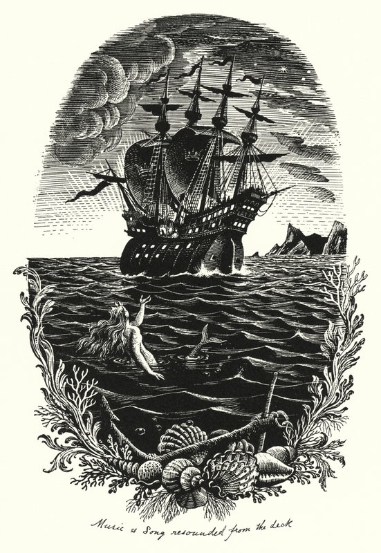 Hans Christian Andersen: Küçük Deniz Kızı (taş) by Rex (after) Whistler