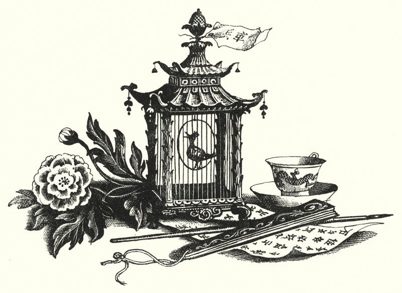 Hans Christian Andersen: Bülbül (taş) by Rex (after) Whistler