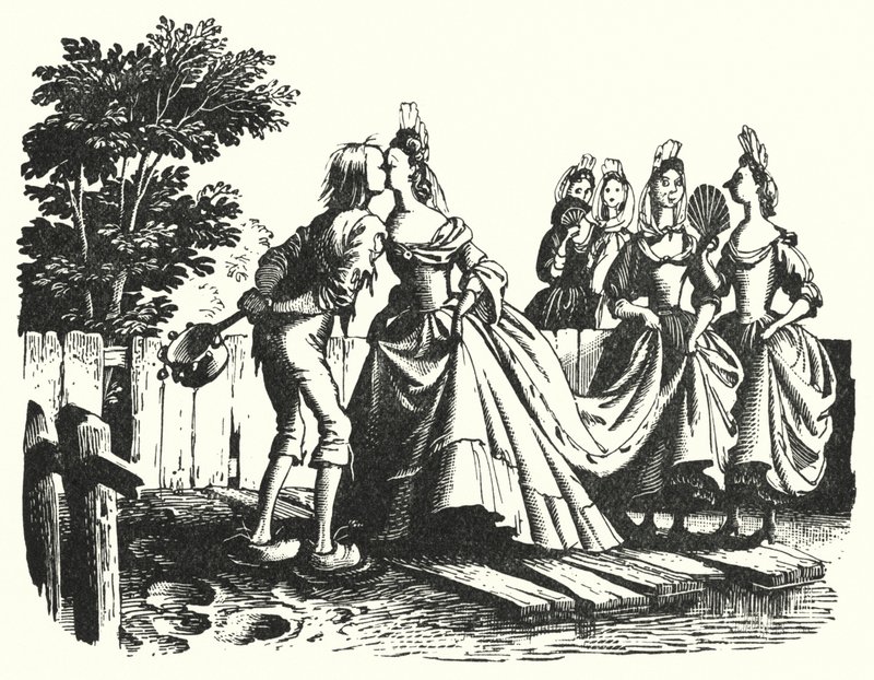 Hans Christian Andersen: Domuz Çobanı (taş) by Rex (after) Whistler