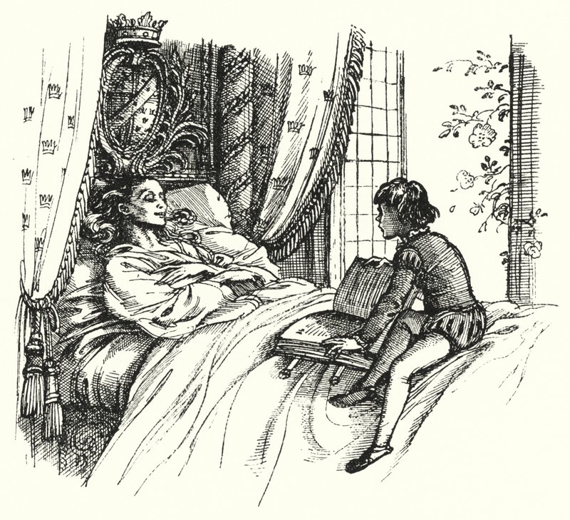 Hans Christian Andersen: Dünyanın En Güzel Gülü (lito) by Rex (after) Whistler