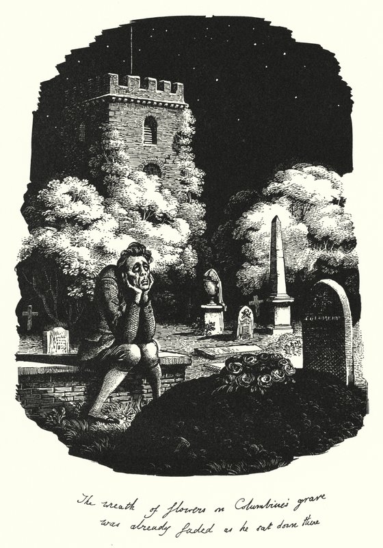 Hans Christian Andersen: Ayın Gördüğü (lito) by Rex (after) Whistler