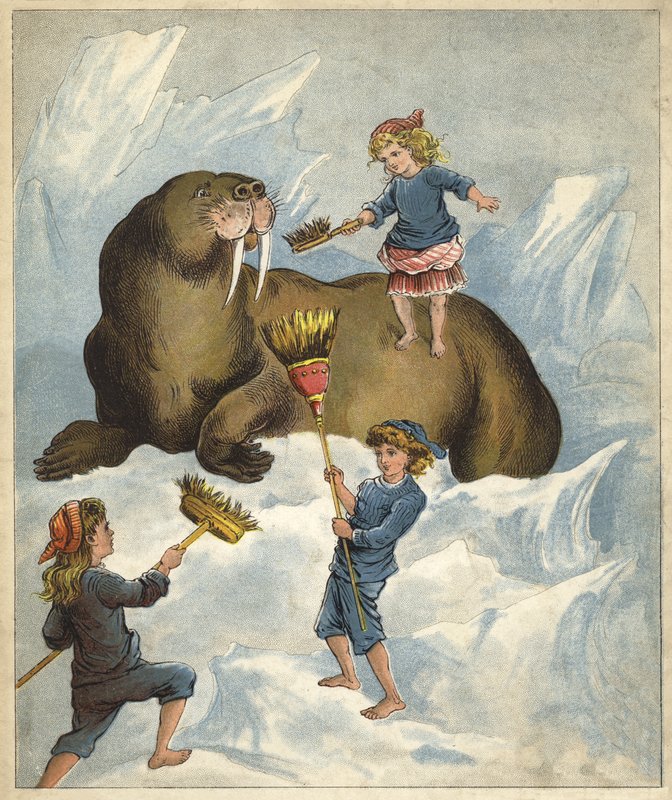 Mors (chromolitho) dişlerinin temizlenmesi by Richard Andre