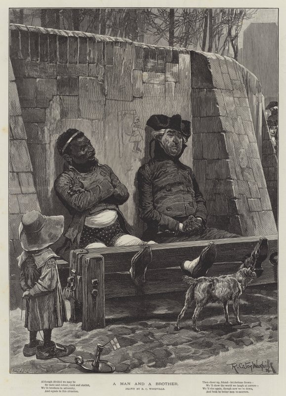 Bir Adam ve Bir Kardeş by Richard Caton Woodville junior
