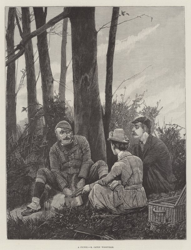 Piknik by Richard Caton Woodville junior