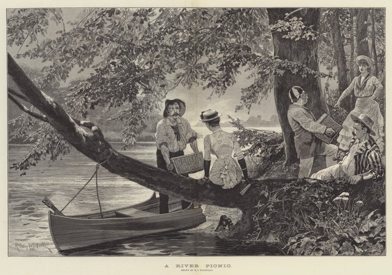 Nehir Pikniği by Richard Caton Woodville junior