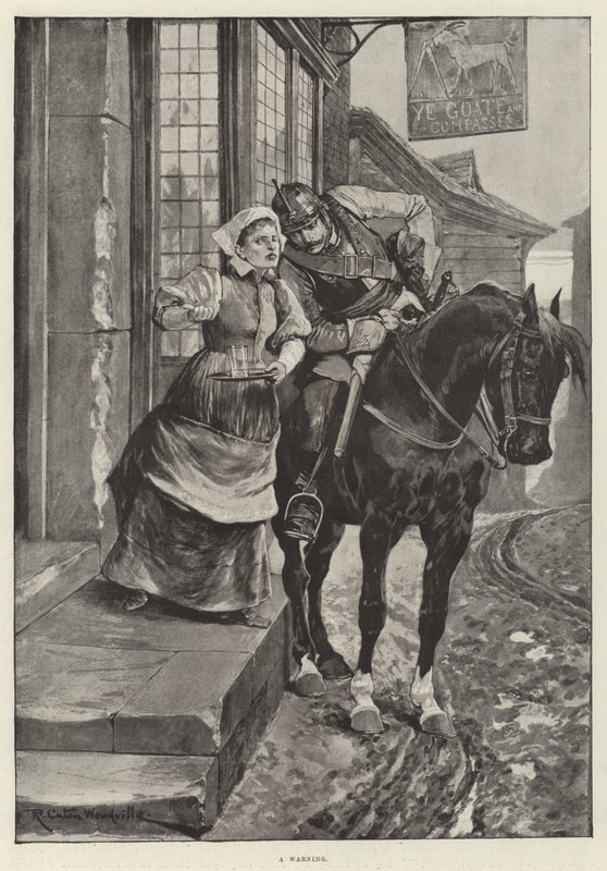 Şirket Çavuş Christy ve Çavuş McGifford, Kraliyet Topçu, 1856 (sepya fotoğraf) by Richard Caton Woodville junior
