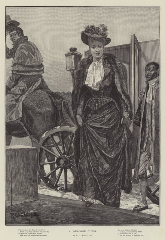 Hoş Geldiniz Misafiri by Richard Caton Woodville junior