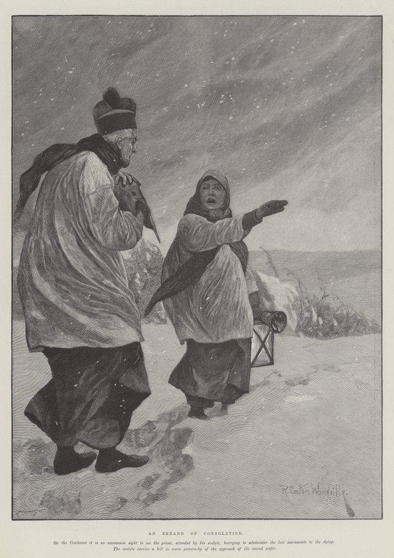 Bir teselli görevi by Richard Caton Woodville junior