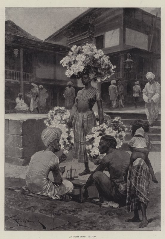 Hintli Para Değiştirici by Richard Caton Woodville junior